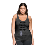OSTOMY BAG LEOPARD PRINT Premium Tank Top (Adult) - charcoal gray