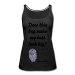 OSTOMY BAG LEOPARD PRINT Premium Tank Top (Adult) - charcoal gray