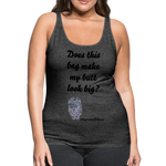 OSTOMY BAG LEOPARD PRINT Premium Tank Top (Adult) - charcoal gray