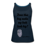 OSTOMY BAG LEOPARD PRINT Premium Tank Top (Adult) - deep navy
