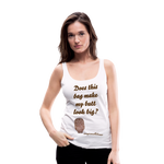 OSTOMY BAG GIRAFFE Premium Tank Top (Adult) - white