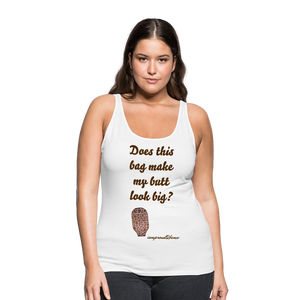 OSTOMY BAG GIRAFFE Premium Tank Top (Adult) - white