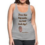 OSTOMY BAG GIRAFFE Premium Tank Top (Adult) - heather gray