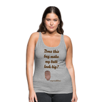 OSTOMY BAG GIRAFFE Premium Tank Top (Adult) - heather gray