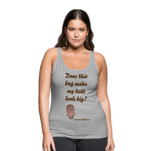 OSTOMY BAG GIRAFFE Premium Tank Top (Adult) - heather gray
