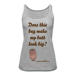 OSTOMY BAG GIRAFFE Premium Tank Top (Adult) - heather gray