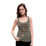 OSTOMY BAG GIRAFFE Premium Tank Top (Adult) - asphalt gray