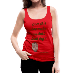 OSTOMY BAG GIRAFFE Premium Tank Top (Adult) - red