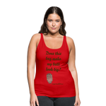 OSTOMY BAG GIRAFFE Premium Tank Top (Adult) - red