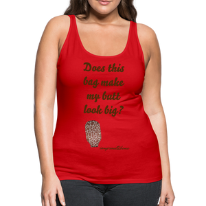 OSTOMY BAG GIRAFFE Premium Tank Top (Adult) - red