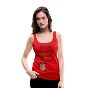 OSTOMY BAG GIRAFFE Premium Tank Top (Adult) - red