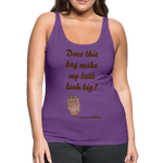 OSTOMY BAG GIRAFFE Premium Tank Top (Adult) - purple