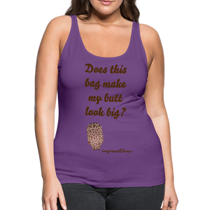 OSTOMY BAG GIRAFFE Premium Tank Top (Adult) - purple