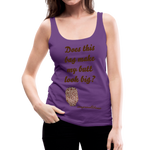 OSTOMY BAG GIRAFFE Premium Tank Top (Adult) - purple