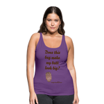 OSTOMY BAG GIRAFFE Premium Tank Top (Adult) - purple