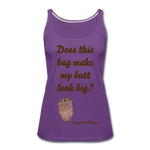 OSTOMY BAG GIRAFFE Premium Tank Top (Adult) - purple