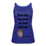 OSTOMY BAG LEOPARD PRINT Premium Tank Top (Adult) - royal blue