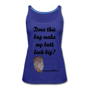 OSTOMY BAG LEOPARD PRINT Premium Tank Top (Adult) - royal blue