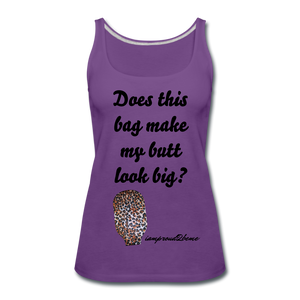 OSTOMY BAG LEOPARD PRINT Premium Tank Top (Adult) - purple