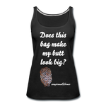 OSTOMY BAG LEOPARD PRINT Premium Tank Top (Adult) - black