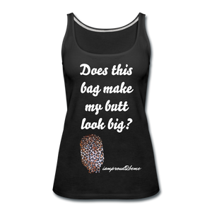 OSTOMY BAG LEOPARD PRINT Premium Tank Top (Adult) - black