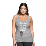 OSTOMY BAG LEOPARD PRINT Premium Tank Top (Adult) - heather gray