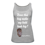 OSTOMY BAG LEOPARD PRINT Premium Tank Top (Adult) - heather gray