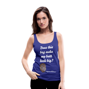 OSTOMY BAG LEOPARD PRINT Premium Tank Top (Adult) - royal blue