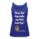OSTOMY BAG LEOPARD PRINT Premium Tank Top (Adult) - royal blue