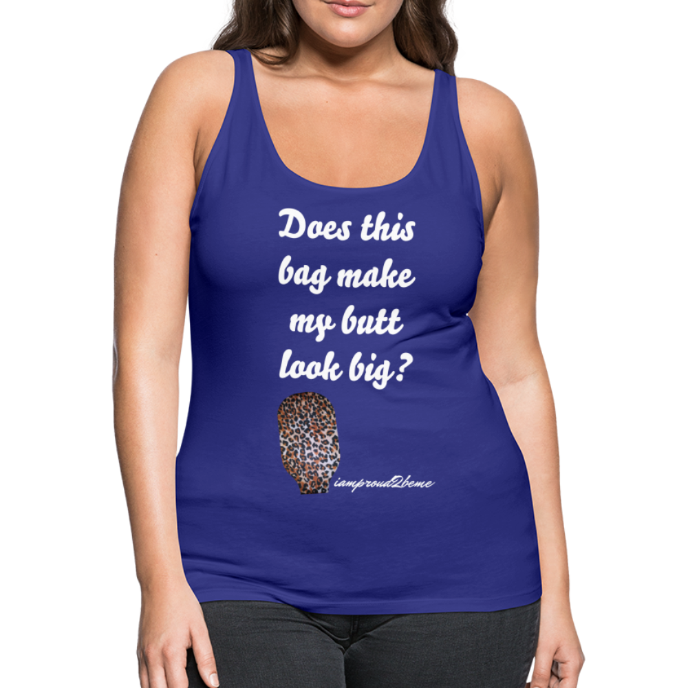 OSTOMY BAG LEOPARD PRINT Premium Tank Top (Adult) - royal blue