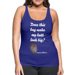 OSTOMY BAG LEOPARD PRINT Premium Tank Top (Adult) - royal blue