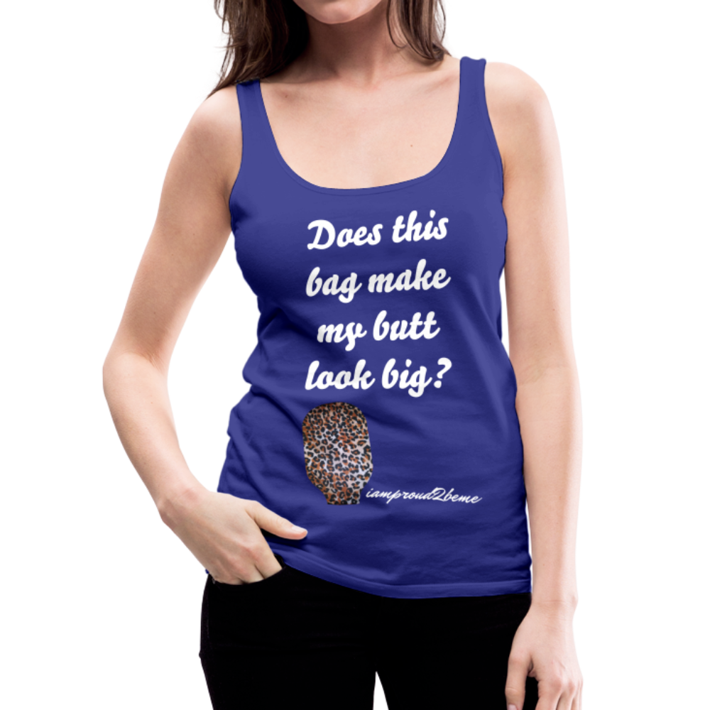 OSTOMY BAG LEOPARD PRINT Premium Tank Top (Adult) - royal blue
