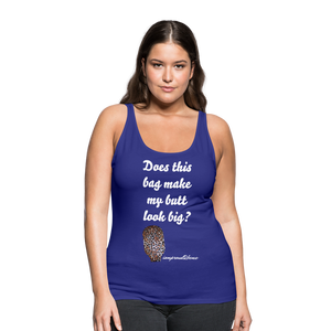 OSTOMY BAG LEOPARD PRINT Premium Tank Top (Adult) - royal blue