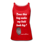 OSTOMY BAG LEOPARD PRINT Premium Tank Top (Adult) - red
