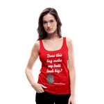 OSTOMY BAG LEOPARD PRINT Premium Tank Top (Adult) - red