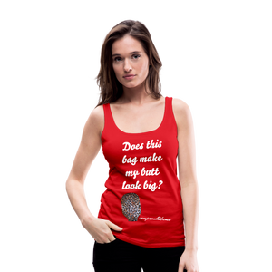OSTOMY BAG LEOPARD PRINT Premium Tank Top (Adult) - red
