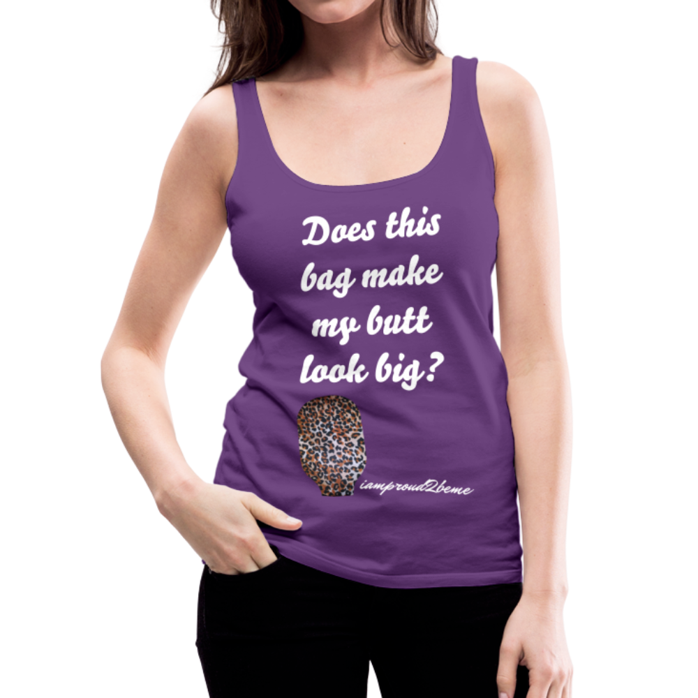 OSTOMY BAG LEOPARD PRINT Premium Tank Top (Adult) - purple