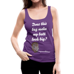 OSTOMY BAG LEOPARD PRINT Premium Tank Top (Adult) - purple