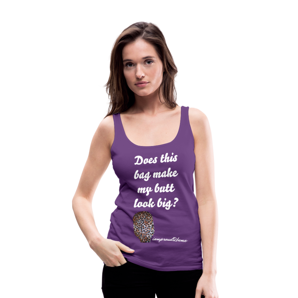 OSTOMY BAG LEOPARD PRINT Premium Tank Top (Adult) - purple