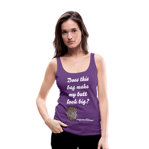 OSTOMY BAG LEOPARD PRINT Premium Tank Top (Adult) - purple