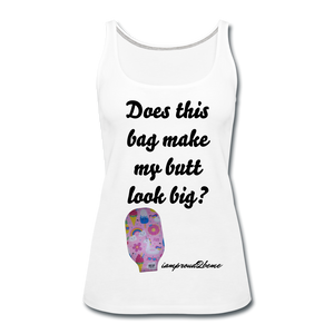 OSTOMY BAG SUMMERTIME FUN Premium Tank Top (Adult) - white