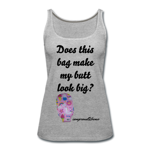 OSTOMY BAG SUMMERTIME FUN Premium Tank Top (Adult) - heather gray