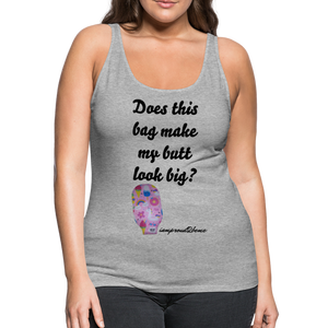 OSTOMY BAG SUMMERTIME FUN Premium Tank Top (Adult) - heather gray