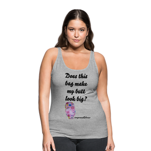 OSTOMY BAG SUMMERTIME FUN Premium Tank Top (Adult) - heather gray