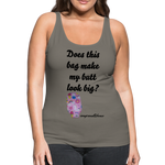 OSTOMY BAG SUMMERTIME FUN Premium Tank Top (Adult) - asphalt gray