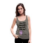 OSTOMY BAG SUMMERTIME FUN Premium Tank Top (Adult) - asphalt gray
