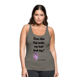 OSTOMY BAG SUMMERTIME FUN Premium Tank Top (Adult) - asphalt gray