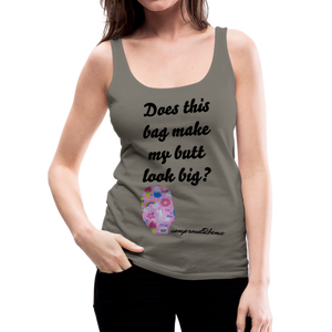 OSTOMY BAG SUMMERTIME FUN Premium Tank Top (Adult) - asphalt gray