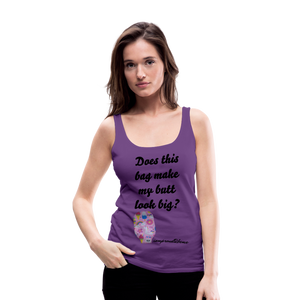 OSTOMY BAG SUMMERTIME FUN Premium Tank Top (Adult) - purple