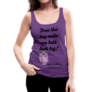OSTOMY BAG SUMMERTIME FUN Premium Tank Top (Adult) - purple